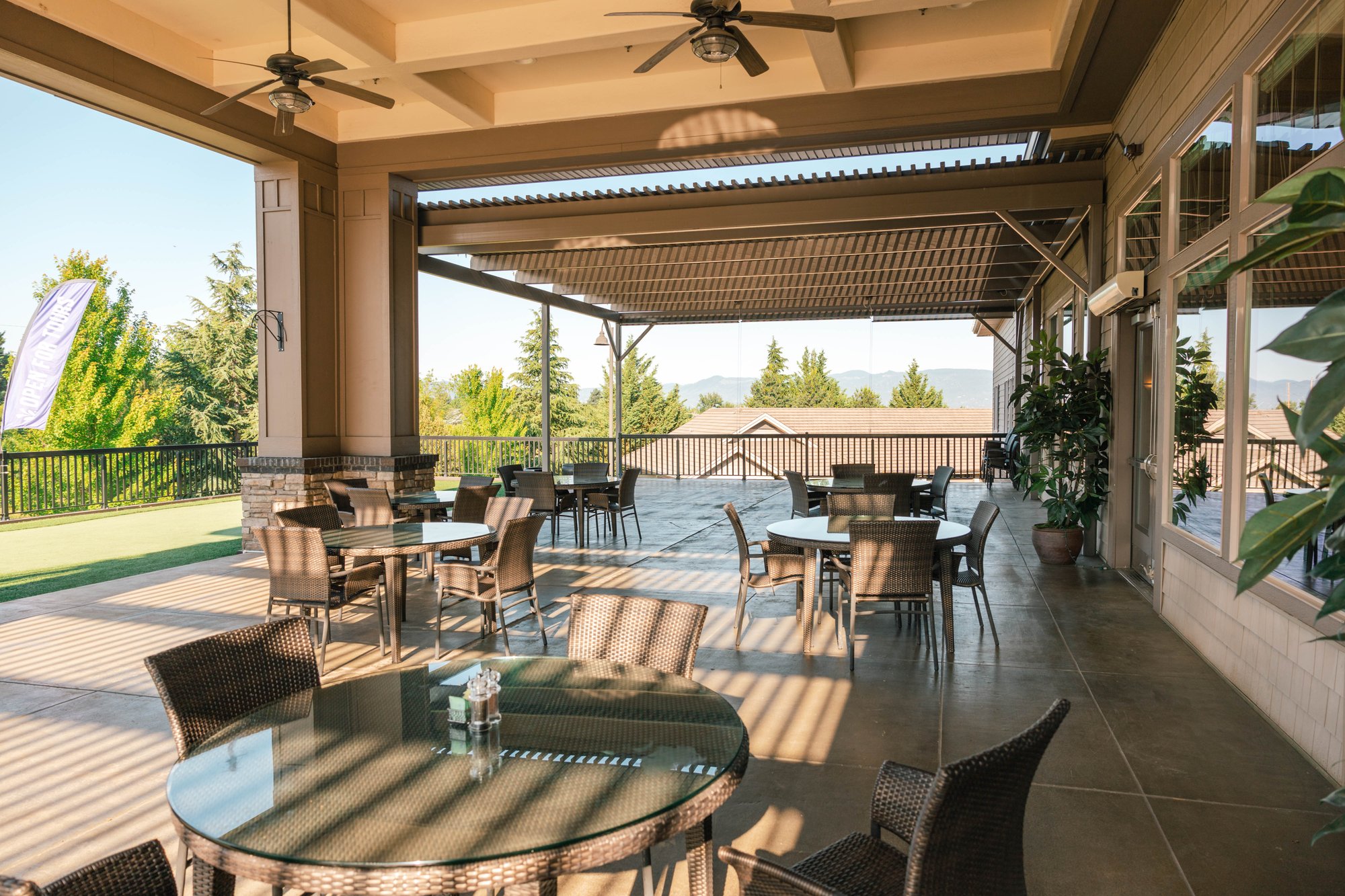 Outdoor veranda