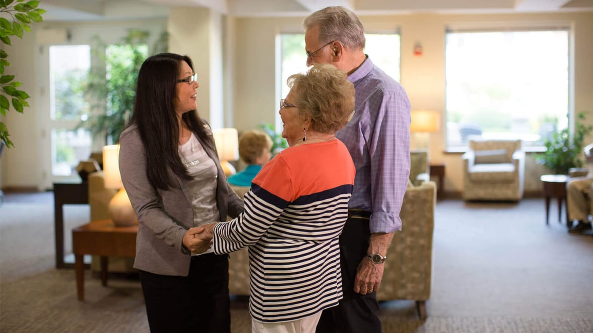 Residents and facility coordinator meeting
