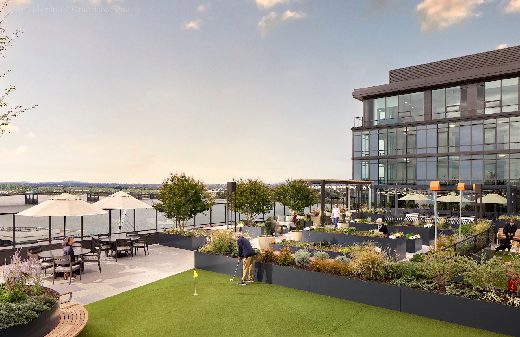 Rooftop space at The Springs at The Waterfront