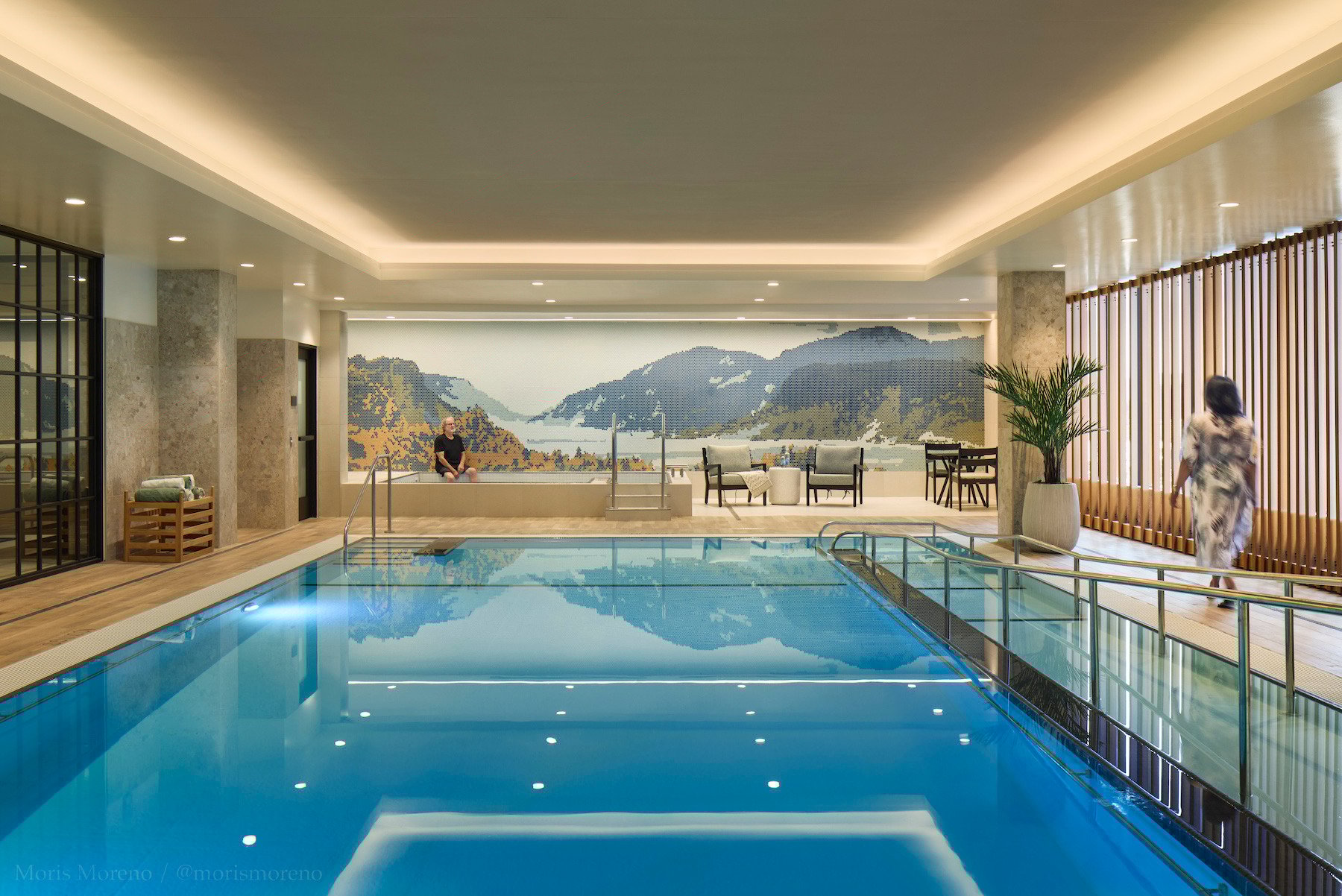 Pool and spa at The Springs at The Waterfront
