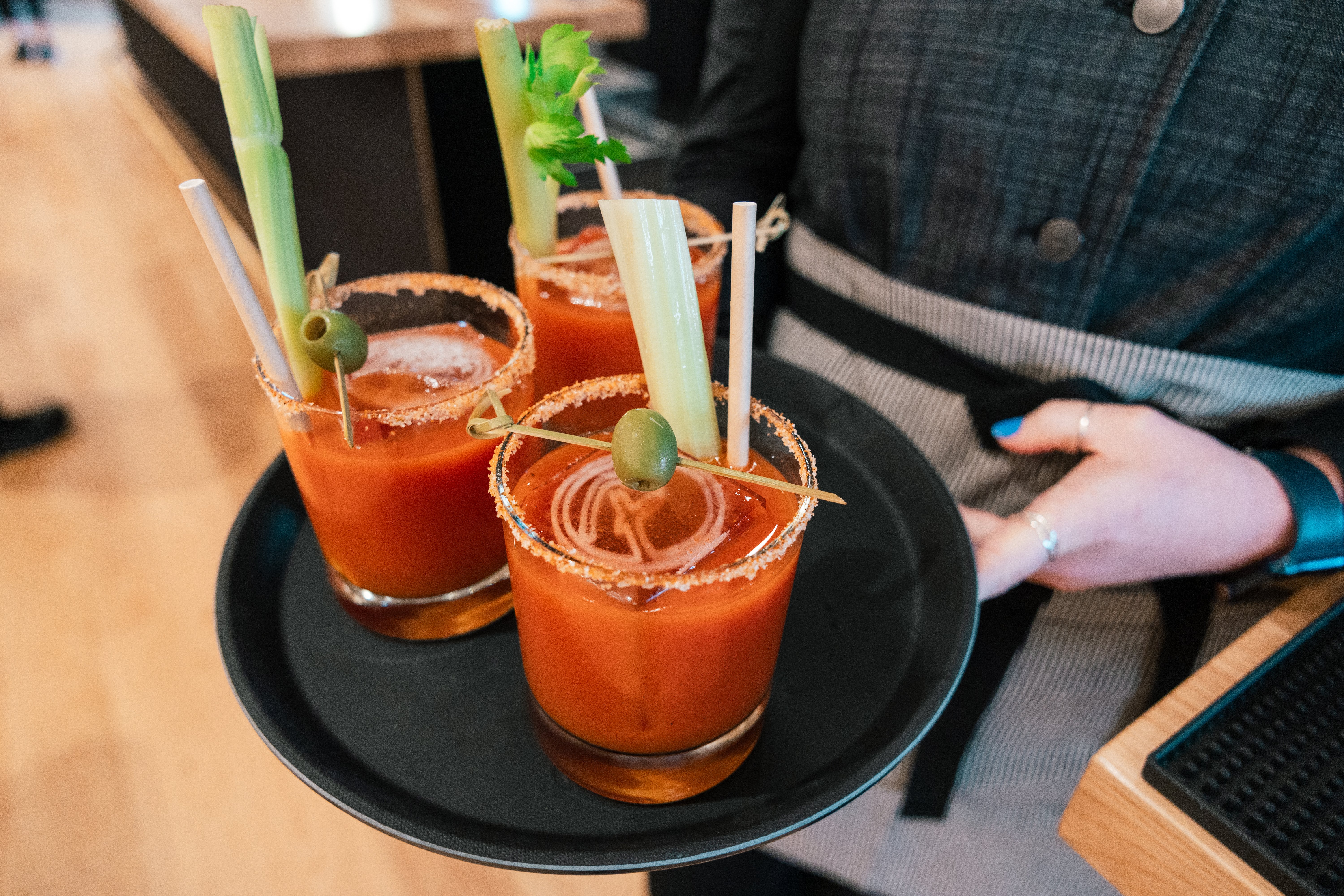Brunch served at the Dusty Shoe event to celebrate our first depositors