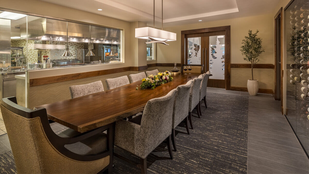 Chef's suite private dining room