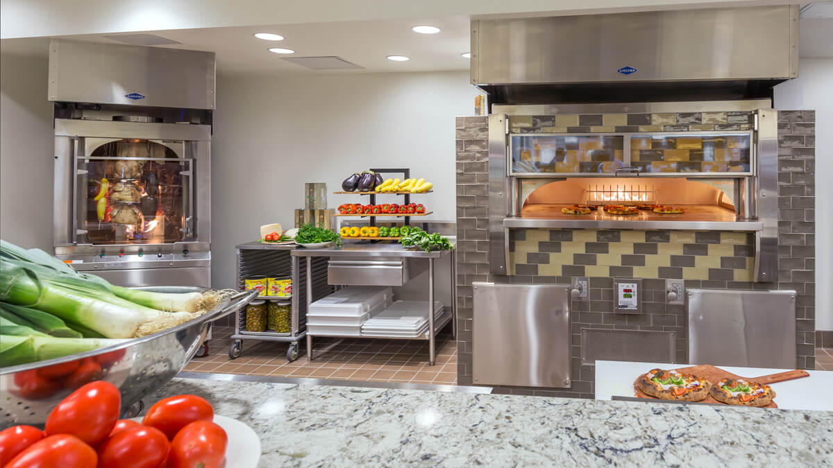 Greer Gardens Pizza kitchen