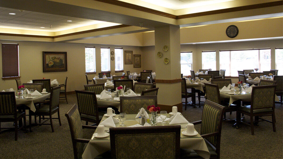 Mill Creek community dining room