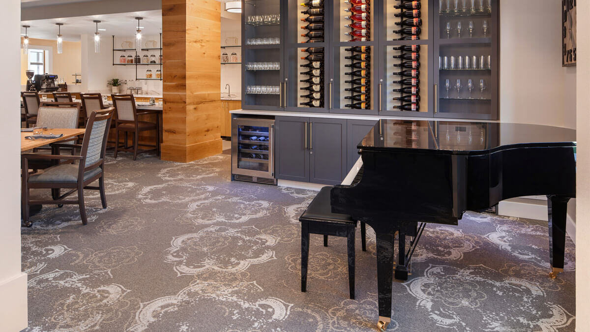 Piano inside the Happy Valley community