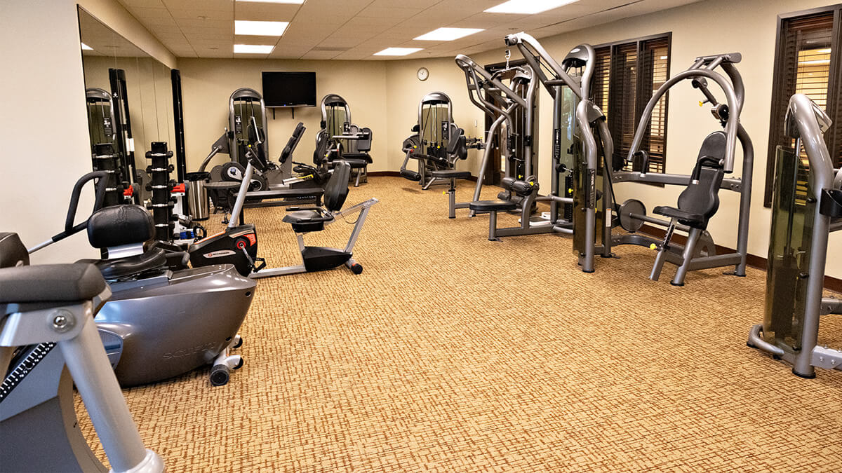 Fitness room at Tanasbourne