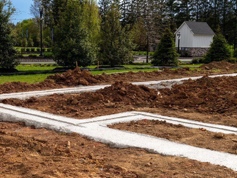 breaking ground on new facility construction